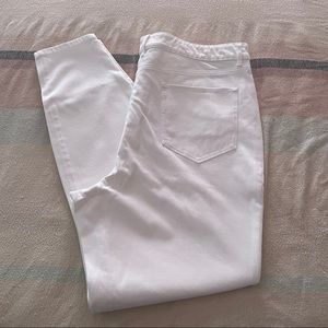 NWT L.L. Bean Size 18 Paperwhite Classic Skinny